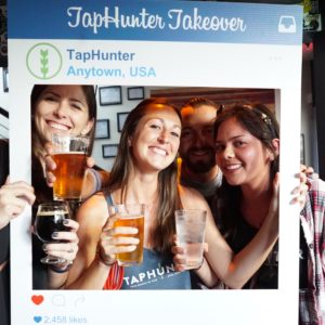 taphunter staff at happy hour