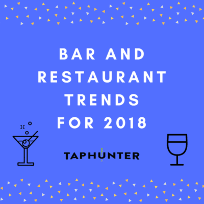 bar and restaurant trends for 2018