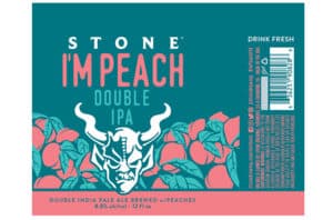 the top 7 beers for summer 2018: stone i’m peach double ipa