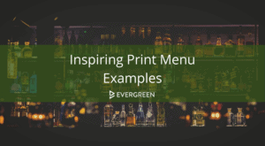 inspiring print menu examples
