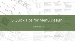 5 Quick Menu Design Tips for Your Bar or Restaurant