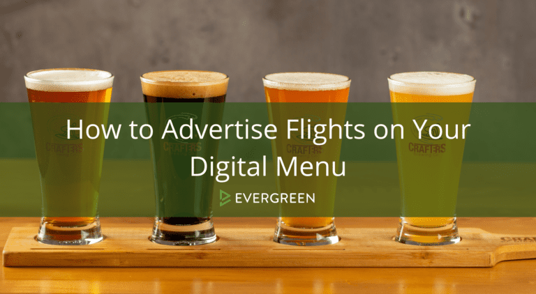 How to Advertise Flights on Your Bar’s Digital Menu