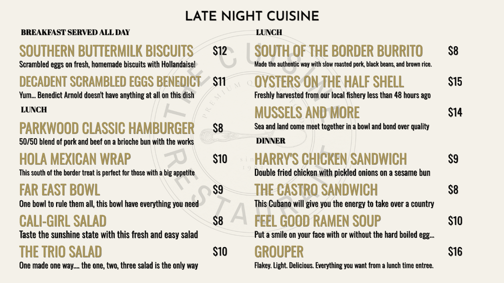 Utilizing Digital Menus to Improve Your Location's Aesthetic
