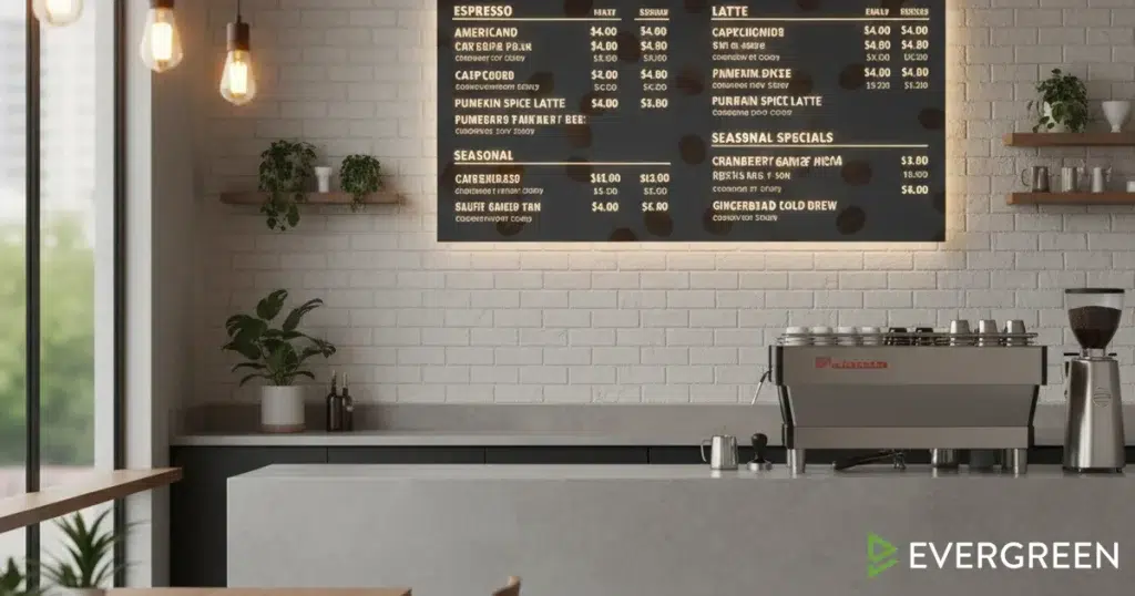 Digital Menu Boards for Coffee Shops: Boost Sales & Streamline Operations