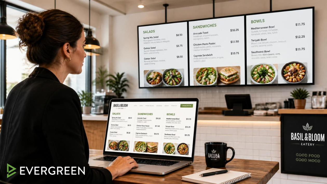 website menu sync