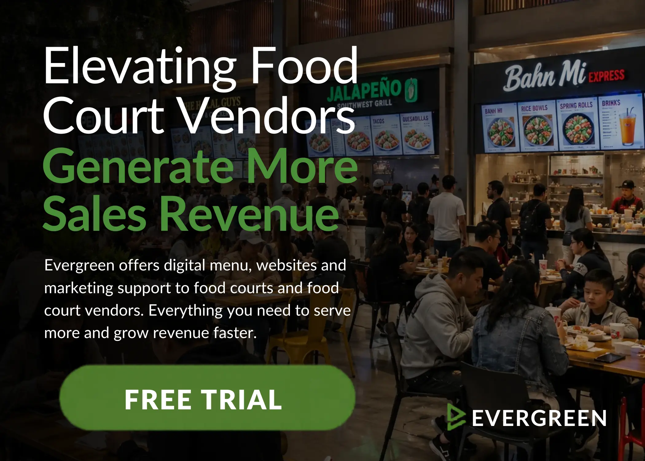 Digital Menu Boards for Food Courts: Managing Multiple Vendors on One Platform