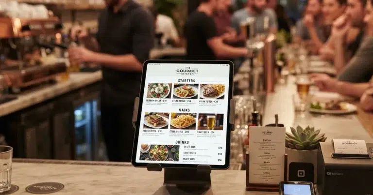 Digital Menu Board App: Mobile Menu Management for Restaurants