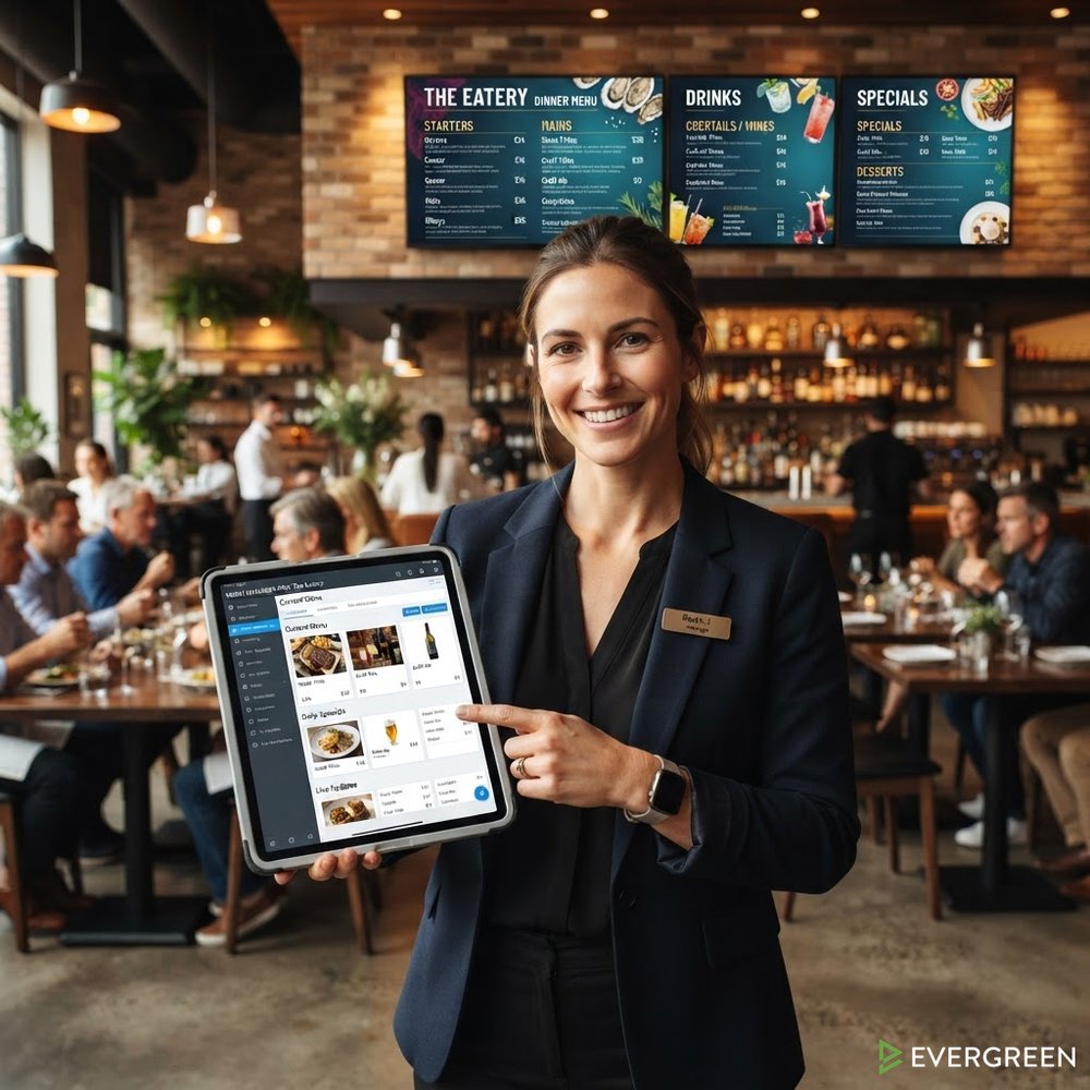 Evergreen Digital Menu Software