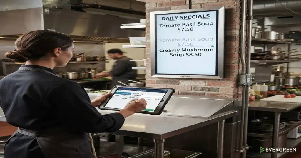 What ‘Real-Time Menu Updates’ Actually Means in a Restaurant Environment